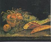 Still life with apple basket